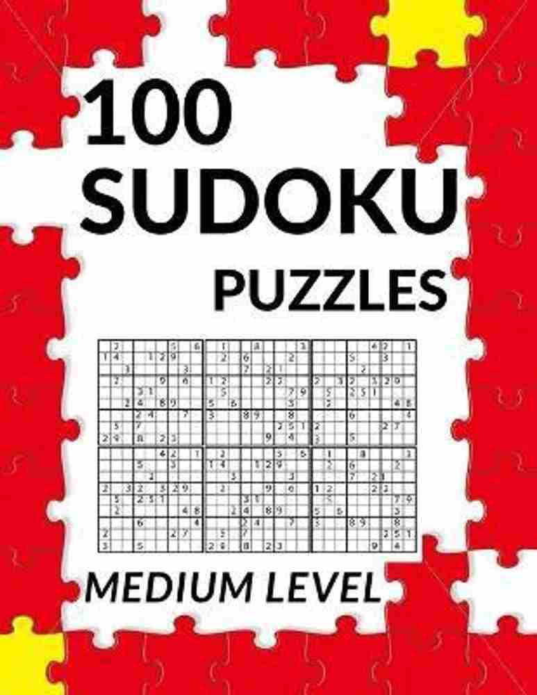 Buy 100 Easy Sudoku Puzzleslarge Printsudoku Printablebrain Online in India  