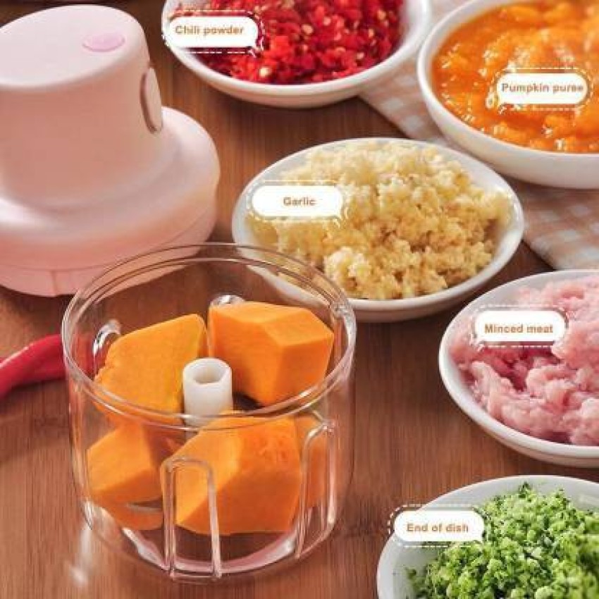 Rechargeable Electric Cutter Food And Fruit Chopper 250ml,garlic