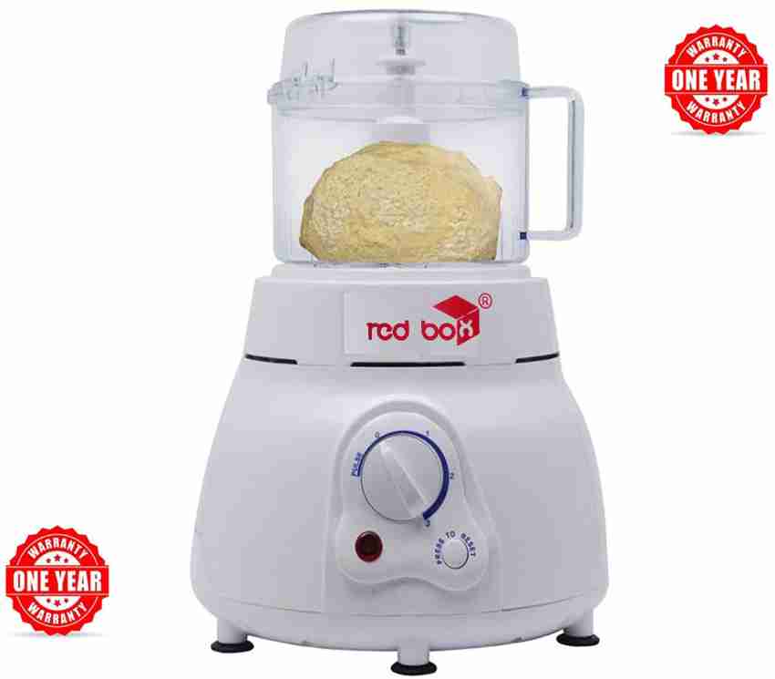 Redbox 350 W Electric Atta Kneader 3 in one with chopper and whipper Plastic Vertical Dough Maker Price in India Buy Redbox 350 W Electric Atta Kneader 3 in one with