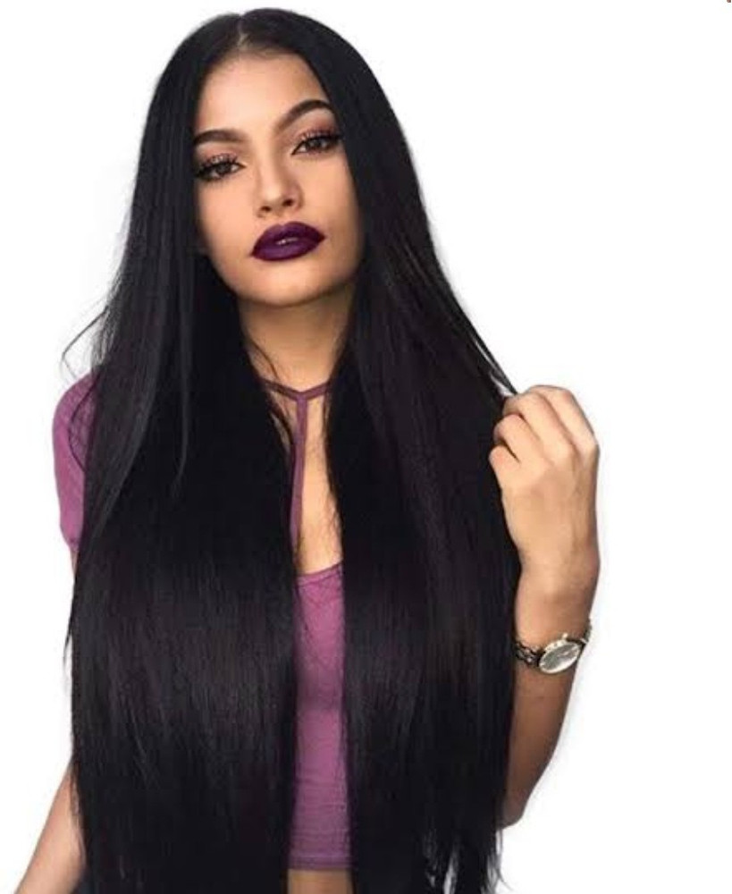 Thrift Bazaar's Long Straight Wig With Bangs