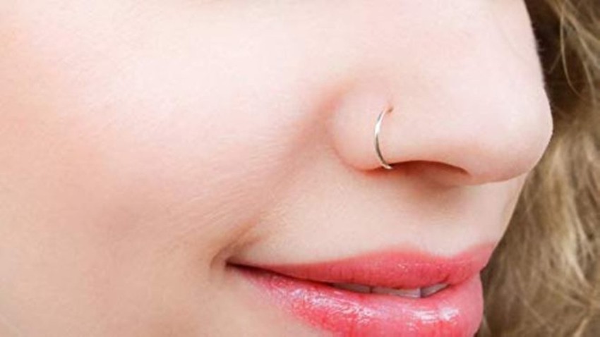 Red ruby clearance nose ring