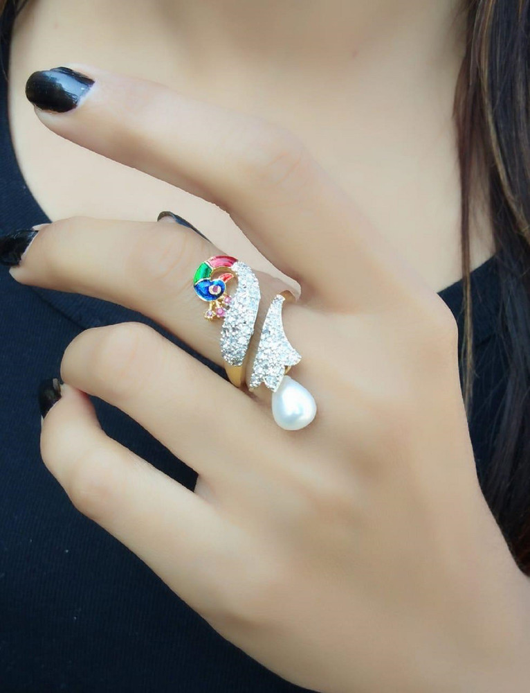 Jewel WORLD Alloy Gold Plated Ring Price in India Buy Jewel WORLD Alloy Gold Plated Ring Online at Best Prices in India Flipkart