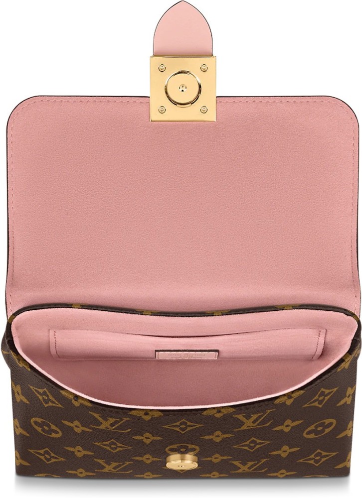 louis vuitton pink leather bag
