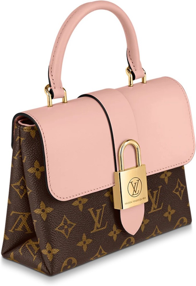 Buy LV Women Pink, Brown Hand-held Bag Pink Online @ Best Price in