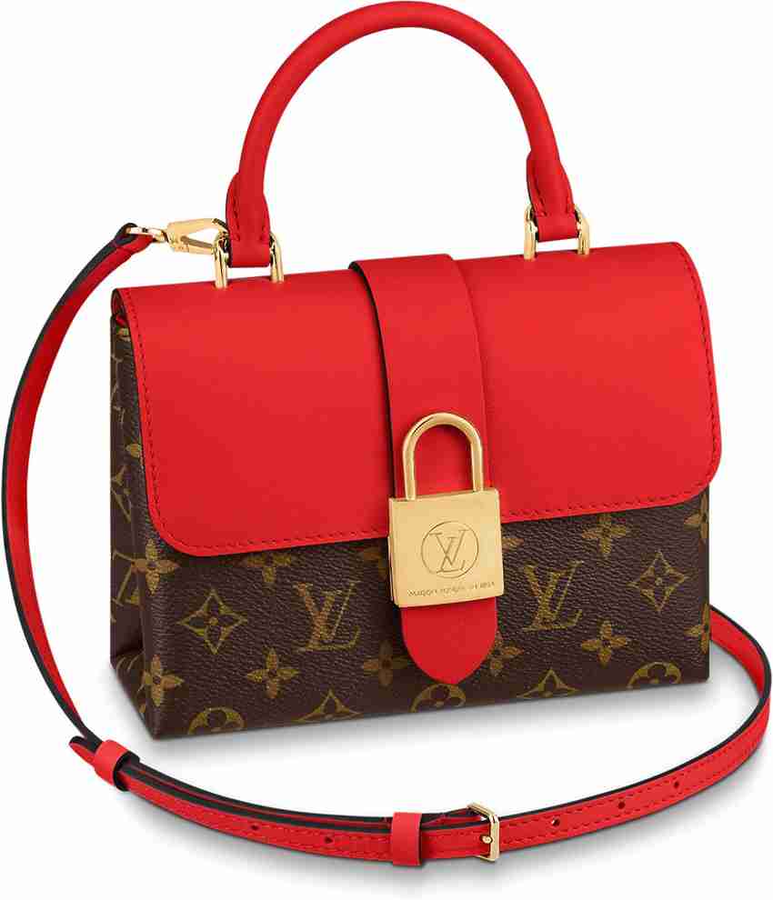 Buy LV Women Red Brown Hand held Bag Red Online Best Price in