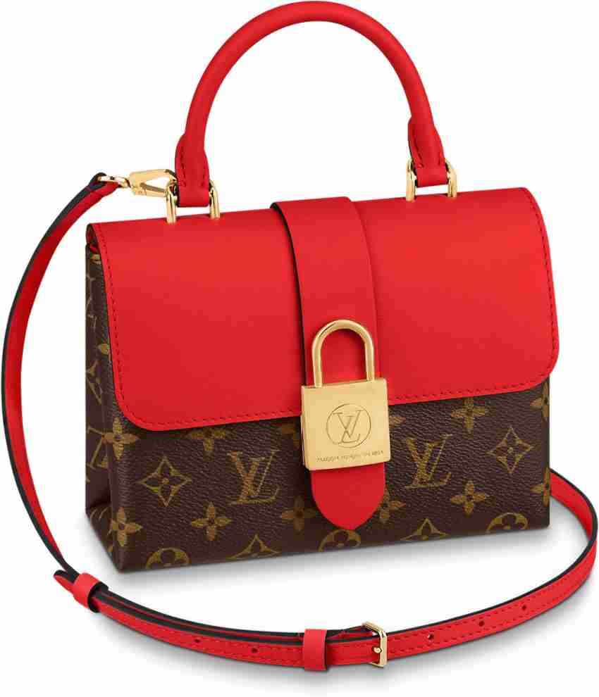 lv bag red and brown