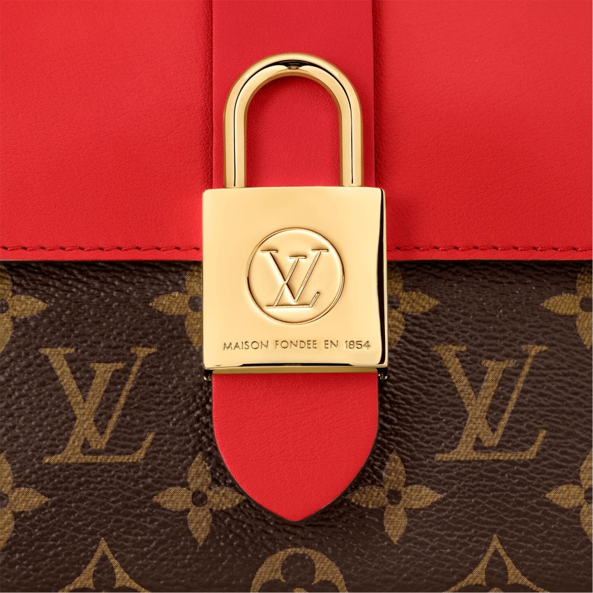 Buy LV Women Red, Brown Hand-held Bag Red Online @ Best Price in India