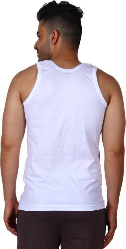 Buy Poomex® Men's Cotton Rib Vest (Pack of 3) Flex-Rib Vest (75 CM