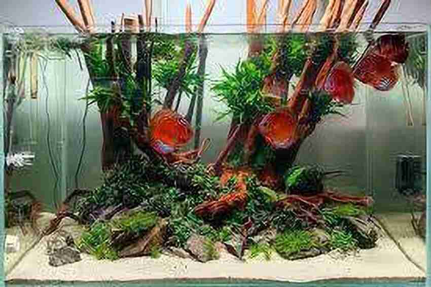 Fine top aquarium sand