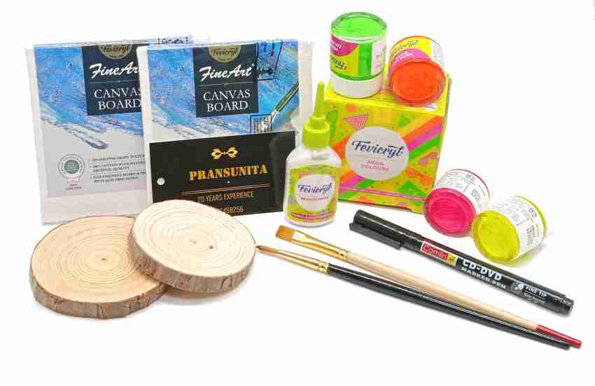 Canvas Painting Kit for Adults, Bashful Botanical