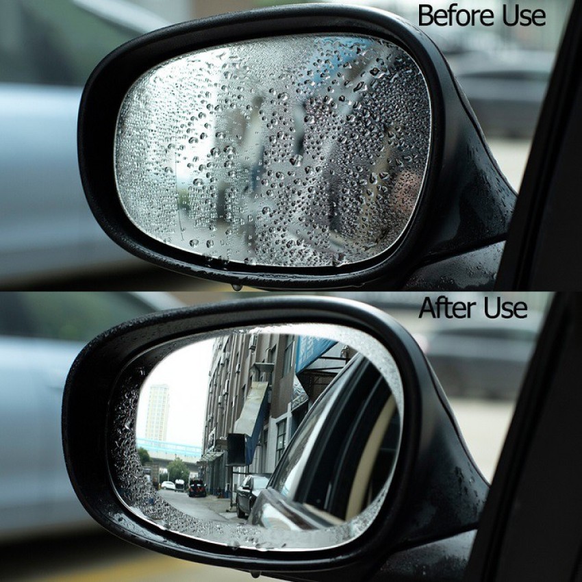 DigiIdeology 2 Pcs Anti Fog Rainproof Car Mirror Film Car Mirror