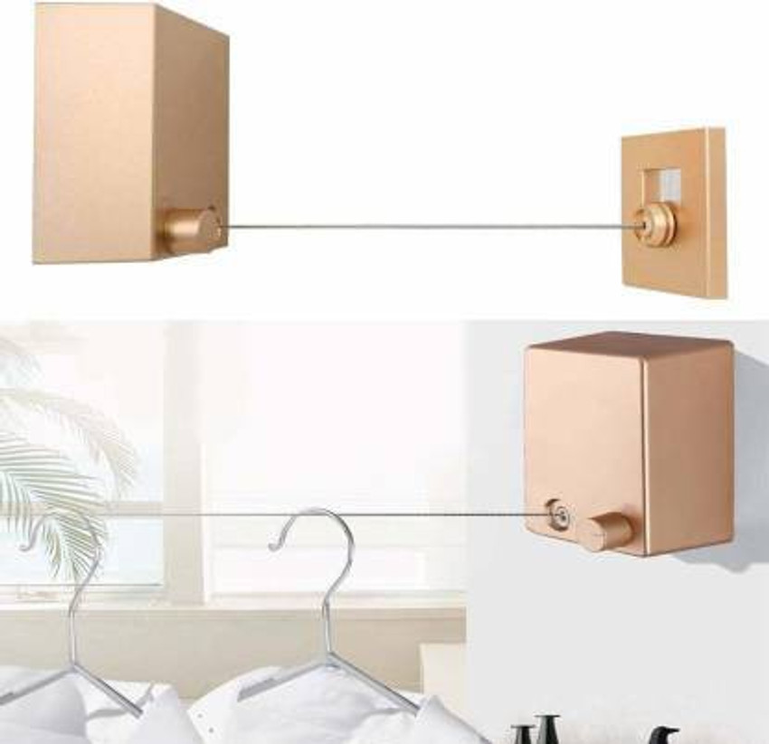 Wall mounted stretch clothesline on sale