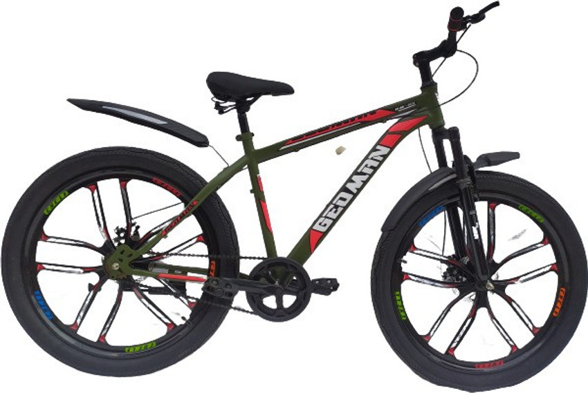 Geoman MTB Cycle Double Disc Brake Front Shocker Bike Road Racing