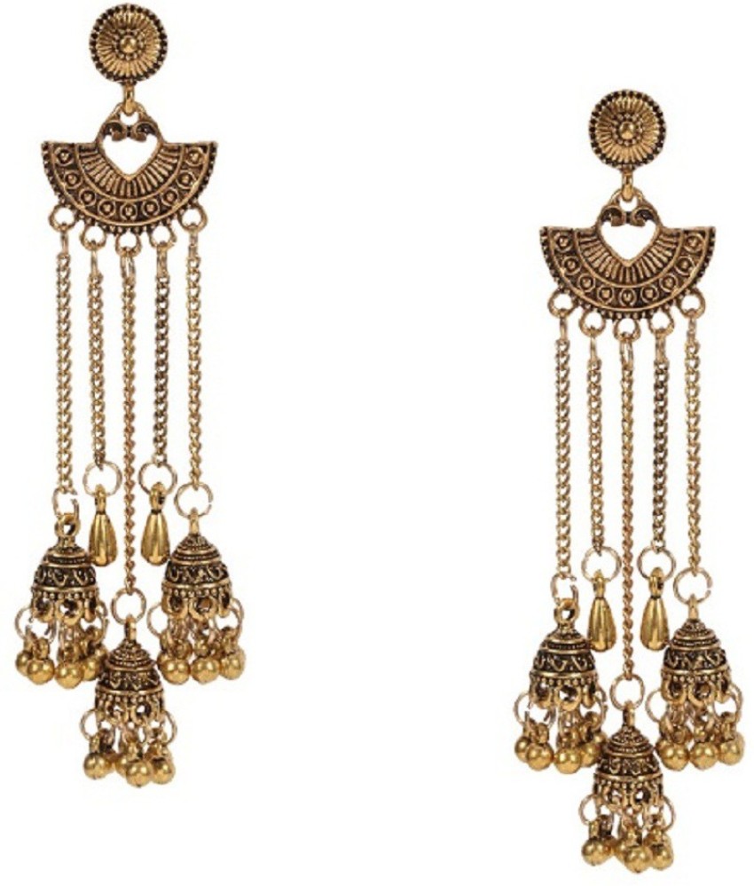 Flipkart sales gold earrings