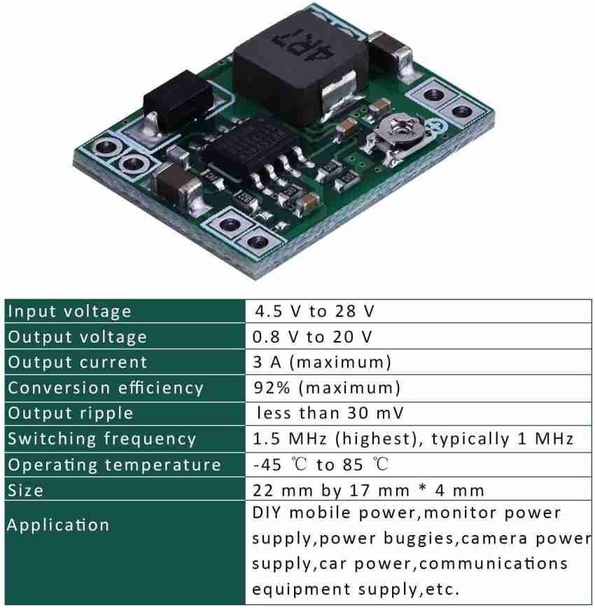 5pcs 6W 3V 3.3V 3.7V 4.2V 4.5V 5V to 12V DC-DC