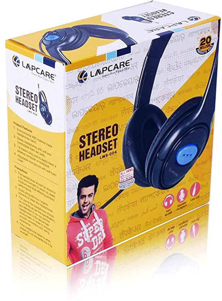 Lapcare stereo headset top lws 040