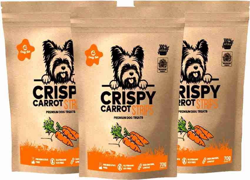 Dehydrated carrot hot sale dog treats