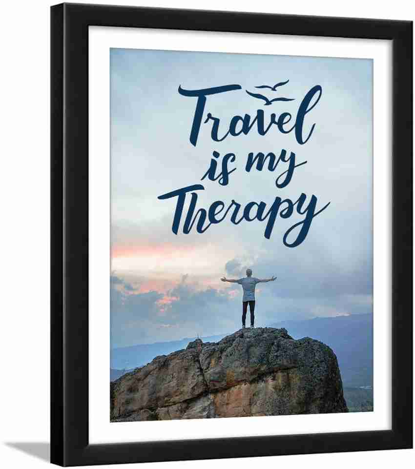 Travel Quotes Frames For Walls - Travel Photo Frames - Travel Frames For  Wall Decor - Travel Wall Frames - Travel Framed Posters Paper Print -  Abstract, Typography, Art & Paintings, Quotes