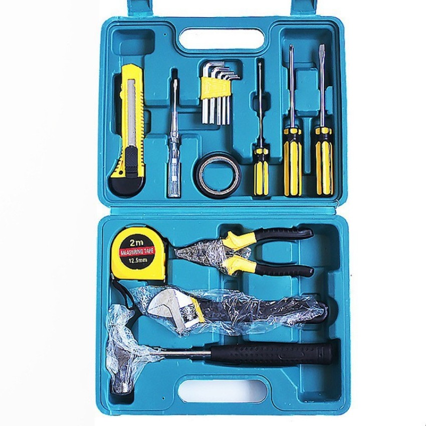 Onshoppy 16 Piece Set Home Repair Tool Set Kit Household Craft Box