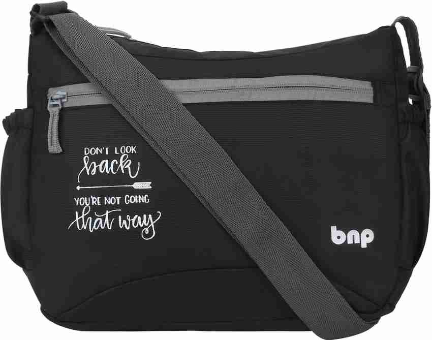 BAGS N PACKS Black Sling Bag Printed Cross Body Sling Bag for Boys Girls BNP 094P Look Book Black Clr Black Price in India Flipkart
