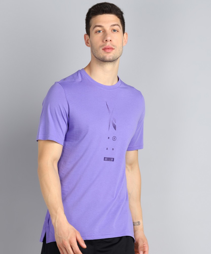 Reebok purple t shirt deals