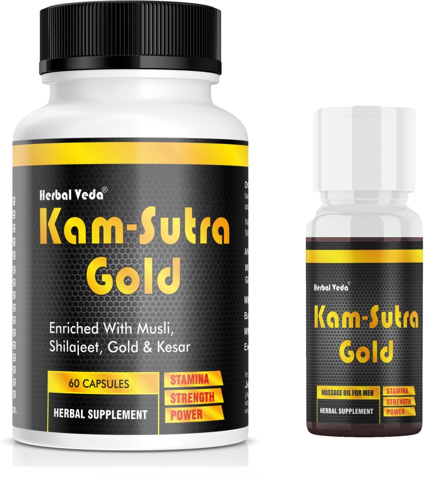 herbal veda Kama Sutra Gold Capsule Oil (60 Cap & 30ml) Price in India -  Buy herbal veda Kama Sutra Gold Capsule Oil (60 Cap & 30ml) online at  Flipkart.com