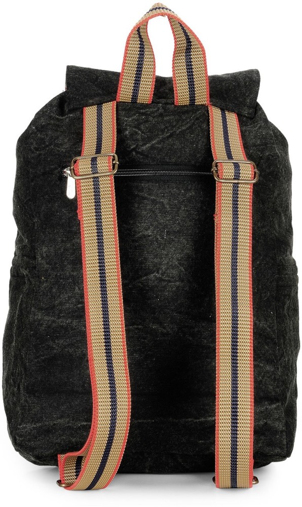 The House of Tara Canvas 23 L Backpack Black Price in India