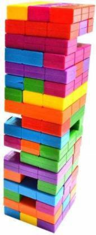 Plastic ball jenga sales tower