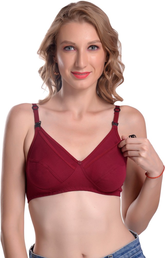 Prynkx Women's Nursing Bra - For Hasslefree Breastfeeding Women Maternity/ Nursing Non Padded Bra - Buy Prynkx Women's Nursing Bra - For Hasslefree  Breastfeeding Women Maternity/Nursing Non Padded Bra Online at Best Prices