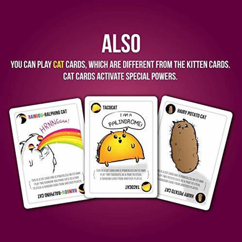 SHK Digitrade Exploding Kittens Card Game Without Music Party