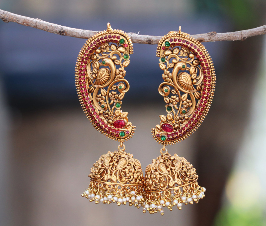 Flipkart Buy NSquareShop Matte finish Peacock Ear Cuff