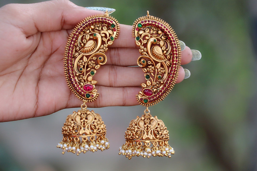 Ear cuff jhumkas online on sale
