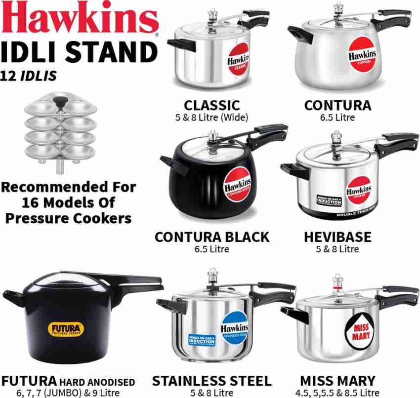 Hawkins idli best sale stand aluminium