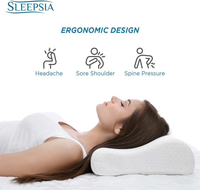 Sleepsia Memory Foam Memory Foam Contour Shape Orthopaedic