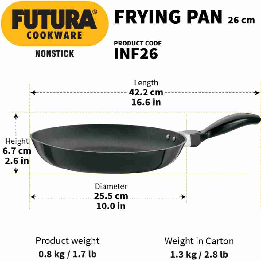 Hawkins Ceramic Nonstick Frying Pan, 17 Cm Diameter, Induction Fry