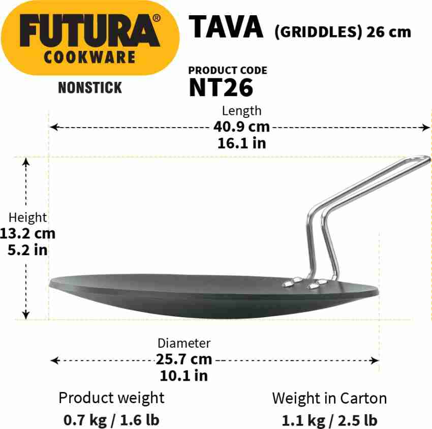 Futura Hard Anodised Tawa 26cm (L57)