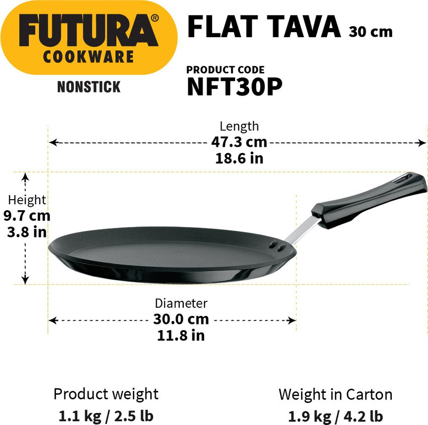 Hawkins futura dosa sales tawa 30 cm diameter