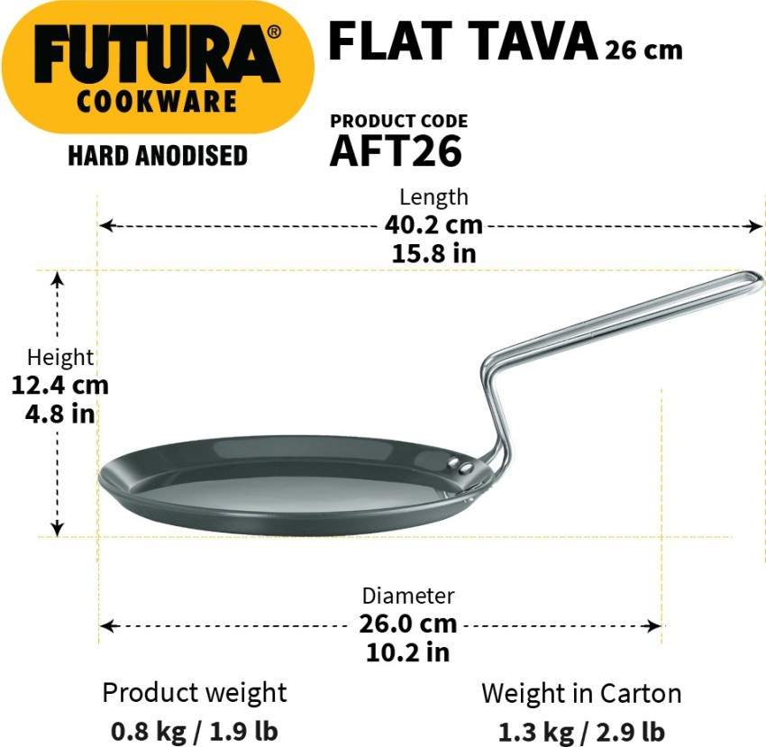 FUTURA by Hawkins Roti Tawa 26 cm diameter Price in India - Buy FUTURA by  Hawkins Roti Tawa 26 cm diameter online at