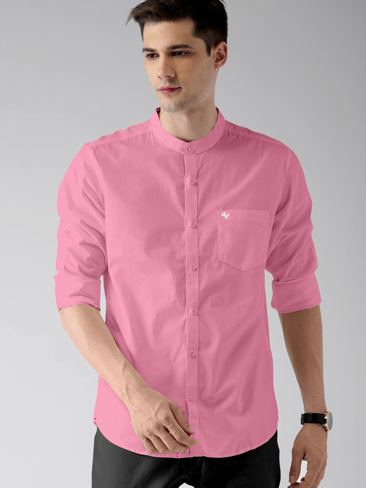 Lizzy Men Solid Casual Pink Shirt Buy Lizzy Men Solid Casual Pink Shirt Online at Best Prices in India Flipkart