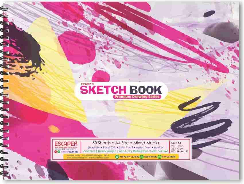 sketchbook for kids: sketchbook for drawing size 8.5x11;120 Pages;Blank  Paper for Drawing;Doodling or Sketching;Notebook and Sketchbook f  (Paperback)