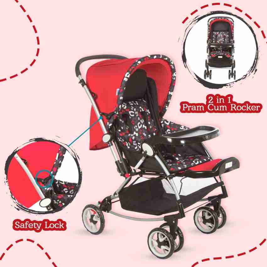 Premium baby pram with hotsell rocker function