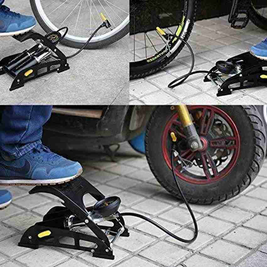 Air pump for car and bike sales and bicycle