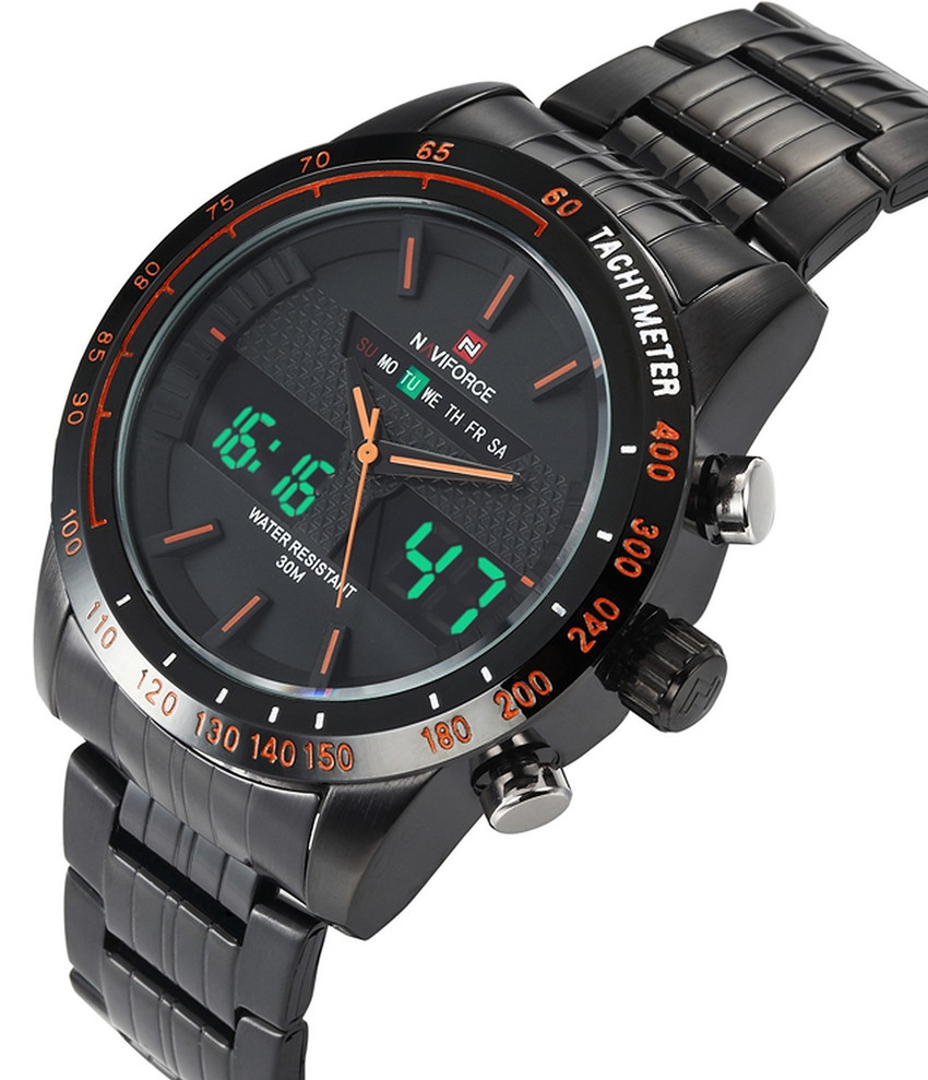 NAVIFORCE NF9024 Analog Digital Watch For Men Buy NAVIFORCE NF9024 Analog Digital Watch For Men NF9024 BBO Online at Best Prices in India Flipkart