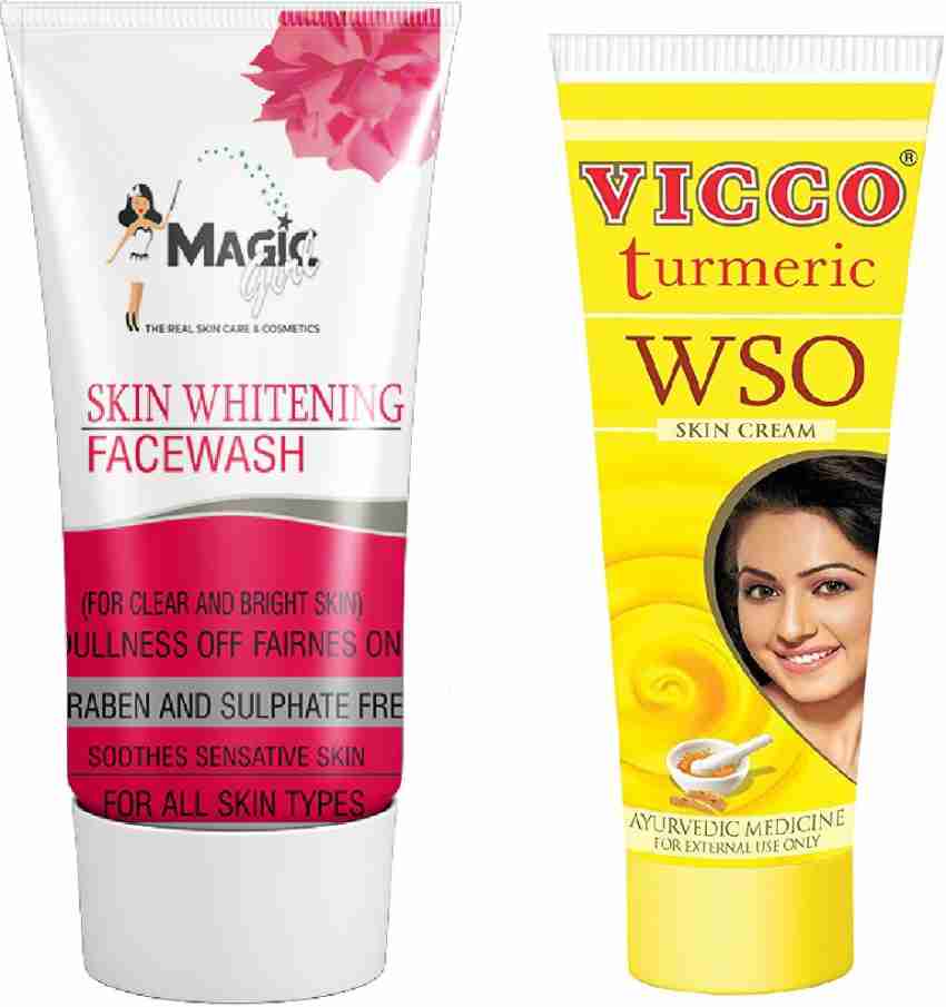 magic girl SKIN WHITENING Face Wash AND Face cream Price in India