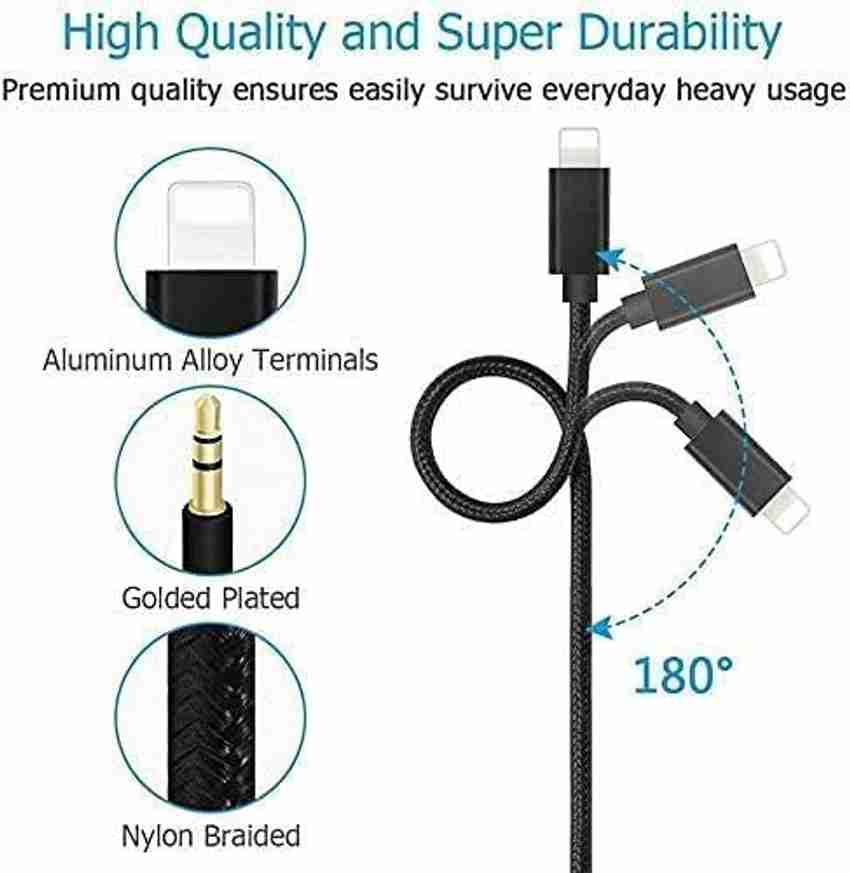 Iphone 10 aux store cord for car