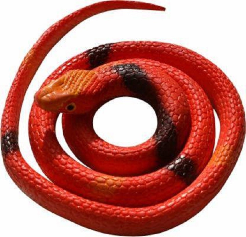 VEDANSHI Realistic Rubber Snake Toy Round Cobra - Red - Realistic Rubber  Snake Toy Round Cobra - Red . Buy Rubber Snake toys in India. shop for  VEDANSHI products in India.