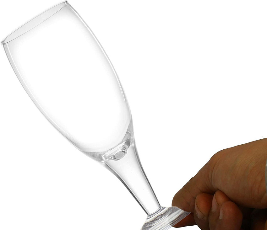Devish Pack of 6 Tulip shaped Decent look Glass for Wine Whiskey