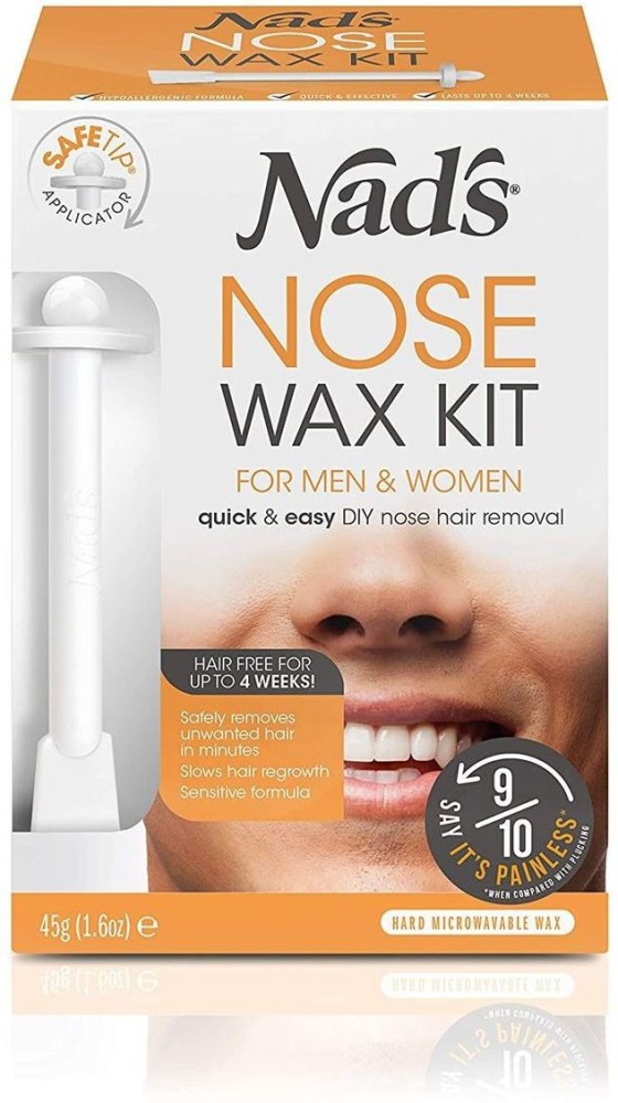 Nose Wax Kit for Men 100g Wax Nose Hair Removal Waxing Kit with 30  Applicators15 Times Ears Nose Hair Remover Wax from CoFashion Nose Hair  Removal for Men with 15 Paper Cups