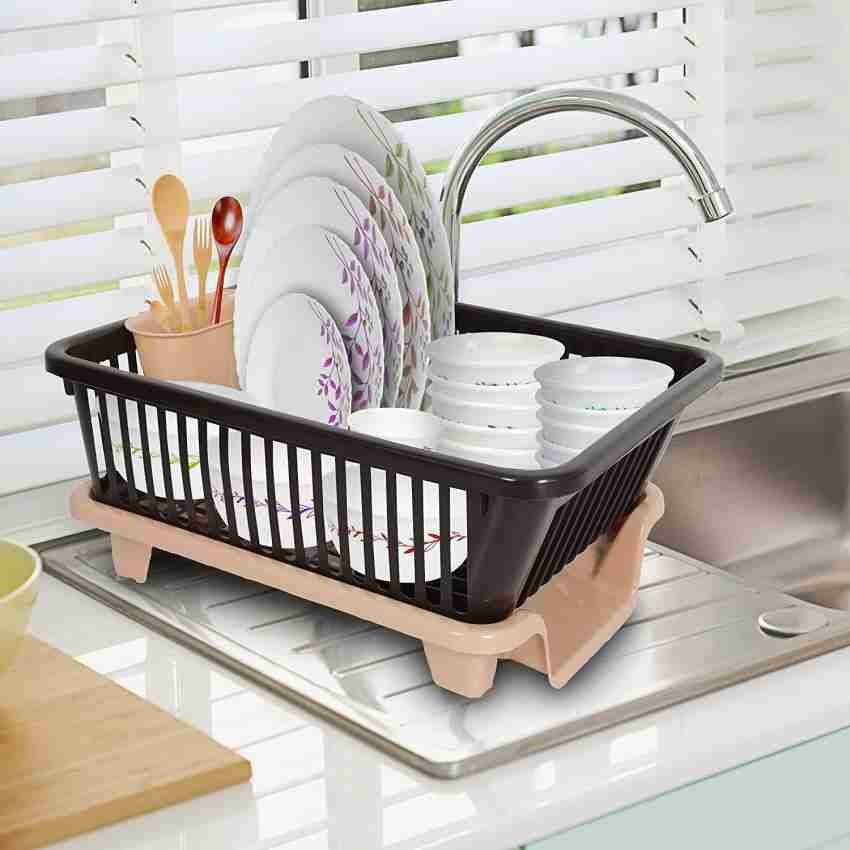 Flipkart SmartBuy Dish Drainer Kitchen Rack Plastic Price in India