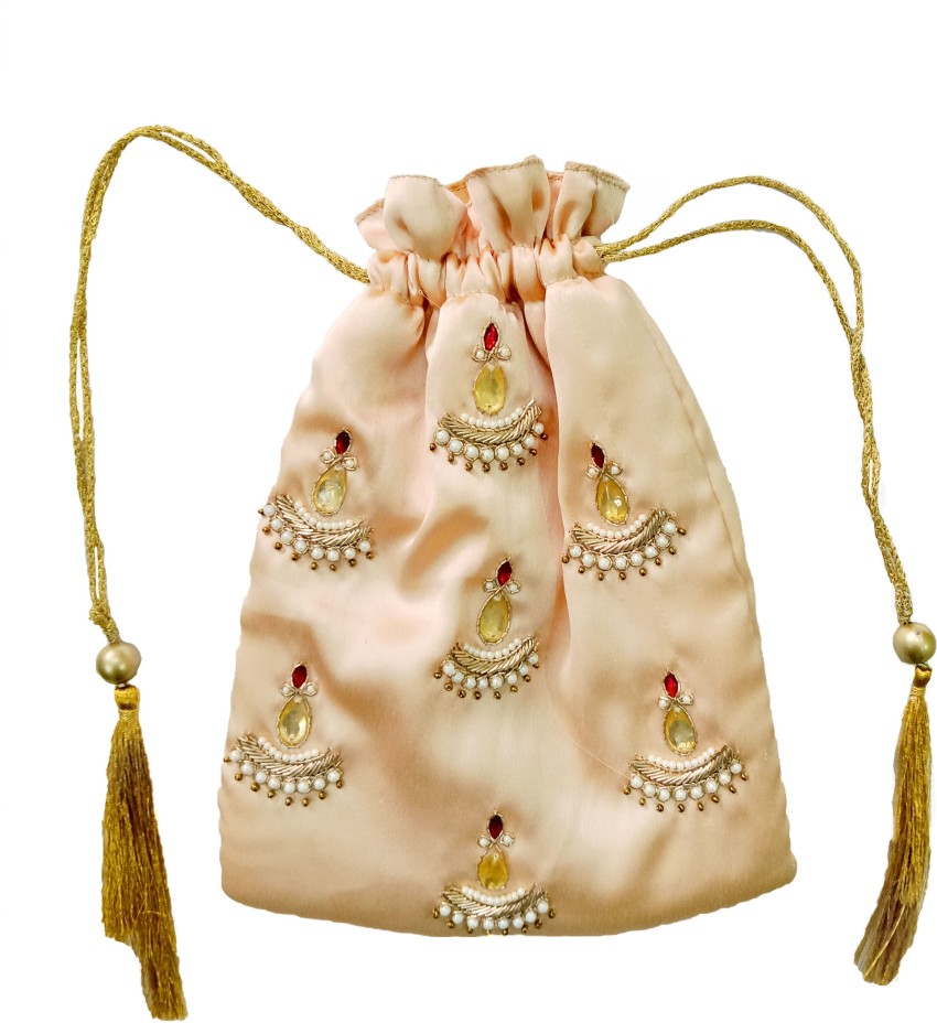 Potli bag with Patola Design - WBG0308 - WBG0308 at Rs 139.00 | Gifts for  all occasions by Wedtree